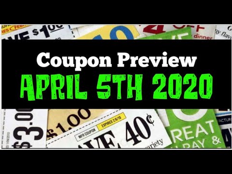 Coupon Insert Preview for Sunday April 5th 2020 3 Inserts