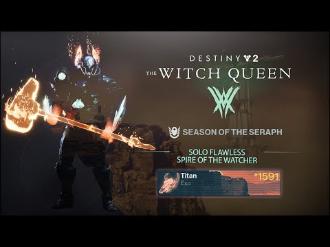 Destiny 2 : Solo Flawless Spire of the Watcher - Season of the Seraph