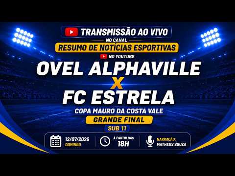 OVEL ALPHAVILLE X FC ESTRELA - GRANDE FINAL SUB 11 AO VIVO - COPA DE VARJÃO-GO