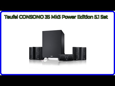 RECENSIONE (2025) : Teufel CONSONO 35 Mk3 Power Edition 5.1 Set. DETTAGLI ESSENZIALI