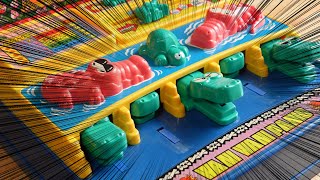 【玩具】家でもワニたちが襲ってくる！ミニチュアエレメカ「ワニワニパニック」- WaniWaniPANIC