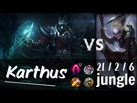 Cuzz Karthus Jungle vs Diana - Challenger Replay KR