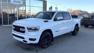 New Body Dodge Ram Sport Hemi Crew Cab Short Box 4x4 in White