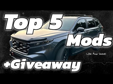 Honda CRV Top 5 Must Have Mods & Accessories + Giveaway!  2023 2024 2025 2026
