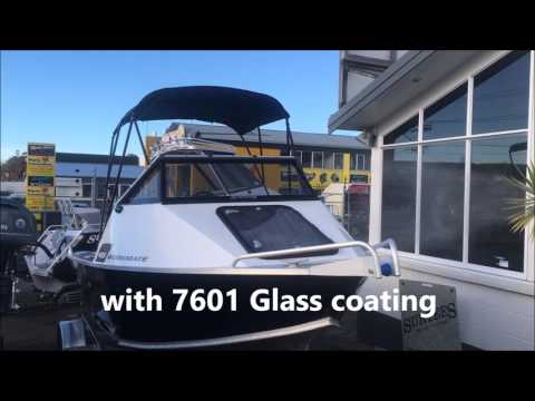 Coating the Windscreen of a power boat