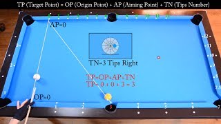 Kick Shots with Running English Drill - Aiming with Tip System - Pool & Billiard training lesson