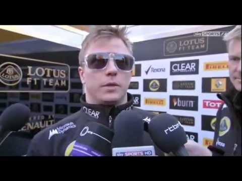 Kimi Räikkönen interview - Refuses to answer stupid question