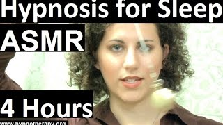 Hypnosis for ultra deep sleep with Lisa - No Music Version - 4 hours ASMR