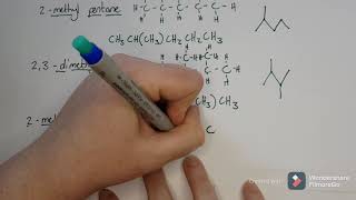 AS Chemistry - drawing organic compounds from names