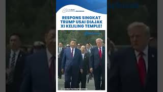 MINIM BICARA! Xi Jinping Ajak Keliling Temple of Heaven Bejing, Trump Cuma Singkat: China Itu Indah