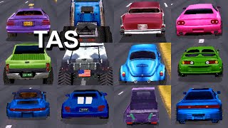 [TAS] Cruis'n World Arcade Speed Test of All 12 Cars