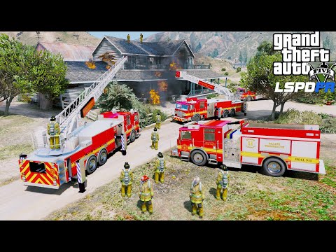 Massiver 5-Alarm-Hausbrand hält Menschen in GTA 5 gefangen
