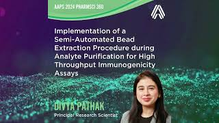 AAPS 2024 PharmSci 360—Implementation of a Semi-Automated Bead Extraction Procedure