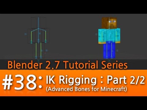 Blender 2.7 Tutorial #38 : IK Rigging (Part 2/2) #b3d
