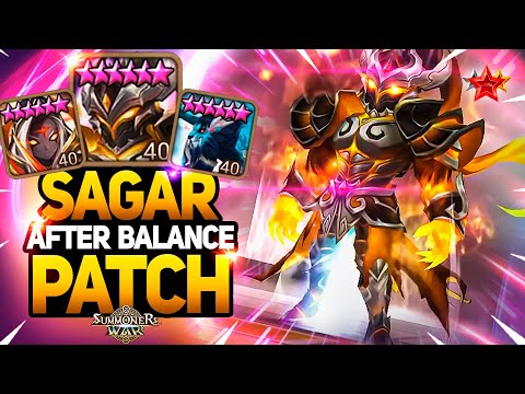 BUFFED SAGAR AND TAOR are REALLY STRONG NOW - Summoners War