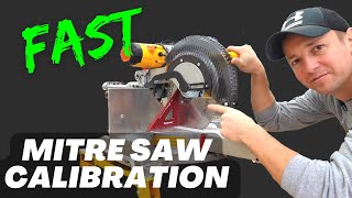 Quickly Calibrate a Brand New Miter Saw - Quick Accuracy Check Tutorial