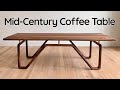 Mid-Century Coffee Table // Crazy Coffee Table Build