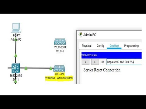 How to fix the 'Server Reset Connection' error in WLC Packet Tracer Configuration