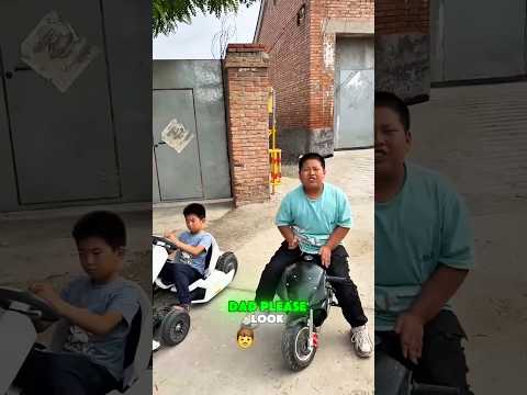 Dad Fixed Both Our Bicycles!😱🏍️Petrol vs Battery Surprise!🔋⛽