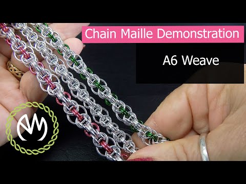 Chain Maille Weave Tutorial - A6 Weave