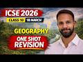 ICSE Geography 2026 Full Revision Marathon All Chapters Class 10 Board Exam Prep