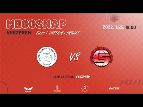 FU20 I. osztály - Nyugat | BFKA Veszprém - Csurgói KK | 2022.11.25. 16:00