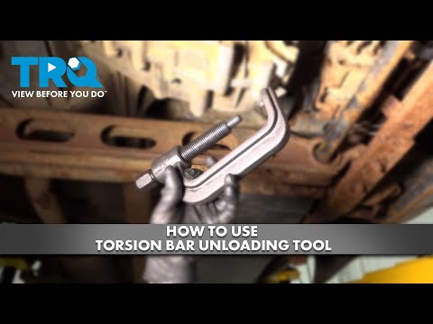 How To Use Torsion Bar Unloading Tool