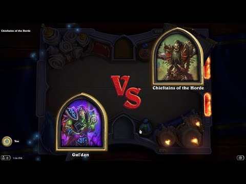 Book of Heroes Gul'dan vs Chieftains of the Horde | Hearthstone Book of Heroes