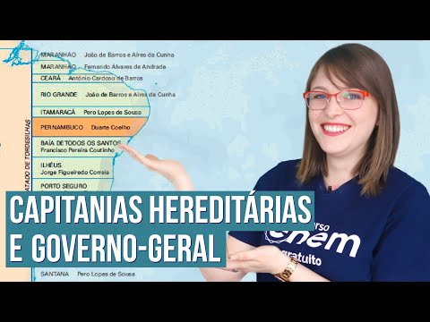 Hereditary Captaincies and General Government | History Summary for Enem