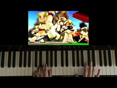 Amosdoll Music - How To Play - Minecraft Song - Mobs Can't Handle Us - Lachlan (Piano Tutorial)