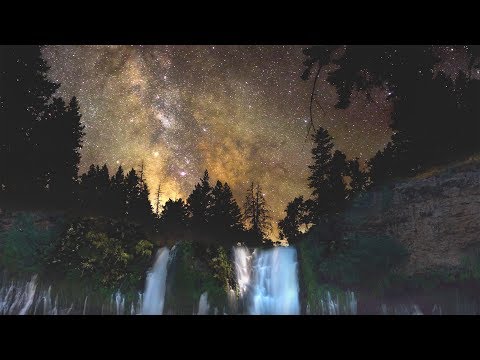 Enchanted  Waterfall Beneath The Milky Way (4K) - A Yosemite Channel Film Video
