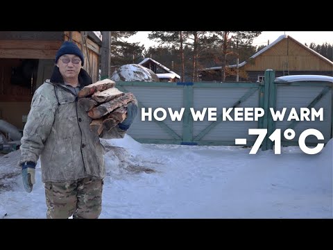 How Do We Keep Warm at -71°C (-95°F)? House Tour | Yakutia