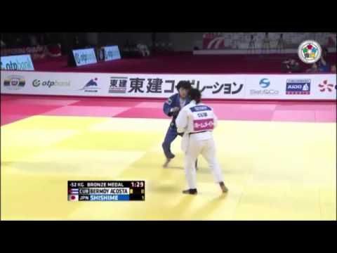 Judo Grand Slam Tokyo 2014 Bronze  52kg BERMOY ACOSTA CUB vs  SHISHIME Ai JPN