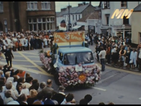 Braunton England Carnival 1971 North Devon old cine film