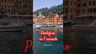 This is why everyone loves Portofino! 😍🇮🇹🛥 #shorts #travel #italy