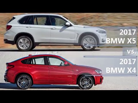 2017 BMW X5 vs 2017 BMW X4 (technical comparison)
