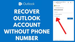 How to Recover Outlook Account Without Phone Number