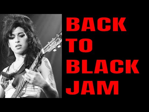 Back to Black Jam Modern Retro Soul Guitar Backing Track (D Minor)