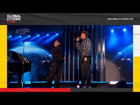 Demi Lovato and Adam Lambert Duet "Mad World" | Global Citizen Live