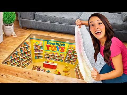 HO COSTRUITO UN NEGOZIO NELLA STANZA SEGRETA IN CASA NOSTRA!