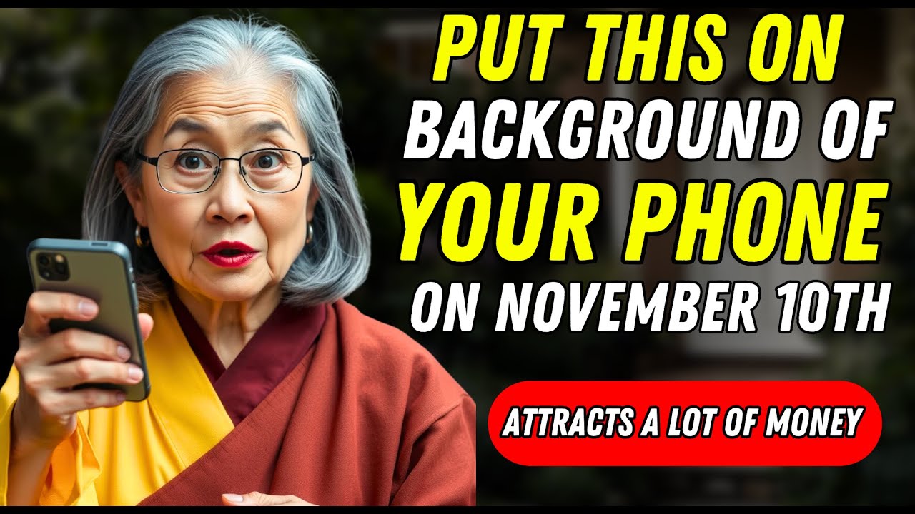 HIDE THIS on your PHONE on November 4th and ATTRACT A LOT OF MONEY | Buddhist Teachings