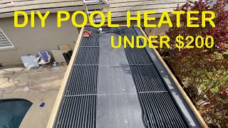DIY Solar Pool Heater Build - Water over 90 Degrees After A Week - Watch Newest Video for Issues