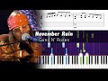 How to play the piano part of November Rain by Guns N' Roses