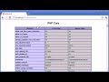 Beginner PHP Tutorial 6 The Phpinfo Function ‏