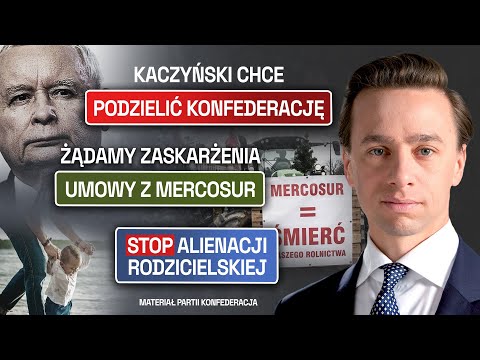 KACZYŃSKI WANTS TO DIVIDE THE CONFEDERATION. WE DEMAND A CLAIM AGREEMENT WITH MERCOSUR! (CONFEDER...