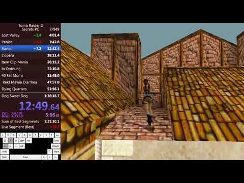 Tomb Raider 2 Glitch Secret Speedrun 1.35.04 (RTA)