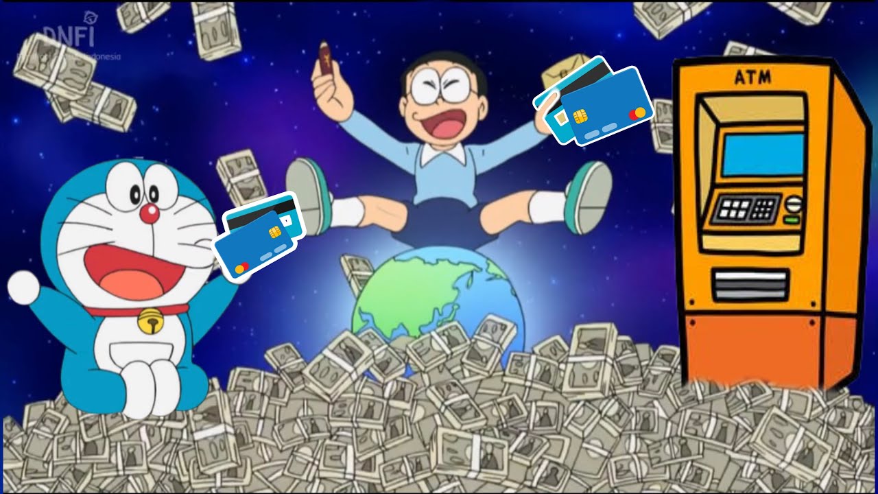 Doraemon in Indonesian Latest 2022 ❗️ Nobita is Rich Because He Has Unlimited ATMs