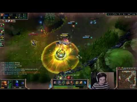 Bjergsen plays Lee Sin jungle vs Elise