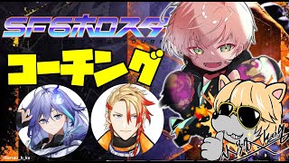 #SF6ホロスタ大会【ストリートファイター6】小路KOGさんとメンバーに教える！その3【律可/Axel Syrios/水無世燐央/ホロスターズ】
