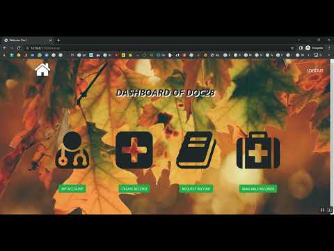 EHR Block Chain Public Health Care Monitoring System in Python Projects